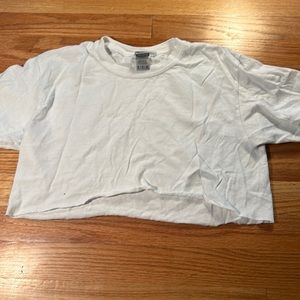 White crop top